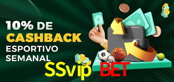 10% de bônus de cashback na SSvip Bet